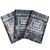 Sachet d'emballage personnalisé pour masque cosmétique, sachet en plastique avec trou de suspension et fenêtre transparente pour échantillon de soin de la peau