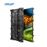 Pantalla LED para exteriores MPLED concisa hermosa P3.91 nuevo diseño señalización Digital alquiler pantalla LED para escenario trasero para ascensor IP65