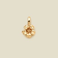 Pendentifs en acier inoxydable plaqué or 18 carats PVD, motifs floraux vintage, 12 mois, mois de naissance, fabrication de bijoux DIY pour enfants