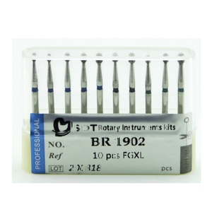 ชุดดอกสว่านเพชรทรงกลมแบบก้านยาว FG สำหรับคลินิกทันตกรรม - Product Image 1