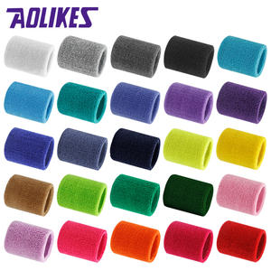 Muñequera personalizada con logotipo para la muñeca, muñequera de algodón con absorción de sudor, muñequera personalizada de tela, muñequera con torre de mano - Product Image 1