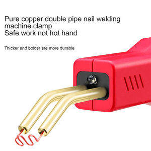 Power 50W <span class=keywords><strong>Hot</strong></span> Nietmachine Plastic Welder Gun Lassen Kit Met 200Pcs 4 Soorten Nietjes Voor Plastic Repareren - Product Image 5