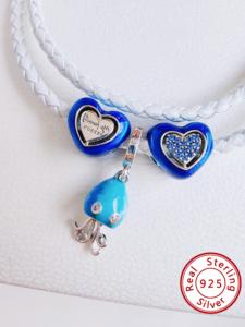 Kit de fabrication de bracelets à breloques HaYa Unicorn, breloques en vrac, pendentifs de bijoux DIY, série Océan, style designer, mode unisexe, 925 - Product Image 2