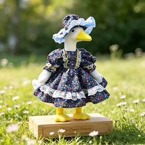 Vente en gros uniquement : Tenues pour Porch Goose, Robes pour Porch Goose, Costumes de mascotte pour animaux de compagnie, Vêtements pour animaux de compagnie, Luxe Lolita Floral Manches en dentelle - Product Image 3