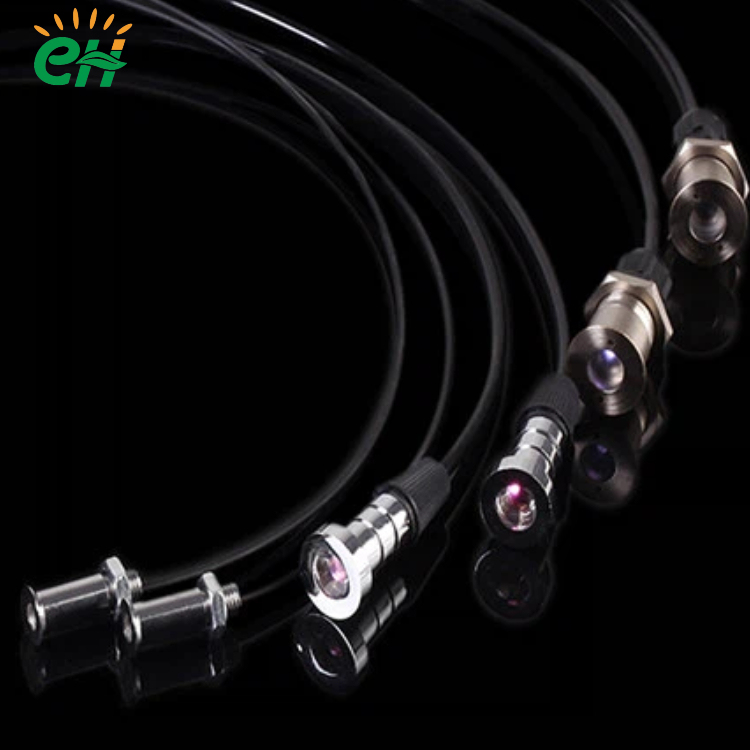 Nickel Plated Brass Fiber Optic Light End Fittings for Underwater Swimming Pool Starlight Ambient Lighting Decoration