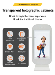 21.5 inch 3D Hologram hộp trong suốt LCD Showcase màn hình cảm ứng - Product Image 4