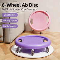 Disque de glisse Ab Wheel silencieux et stable pour l'entraînement abdominal – Équipement de fitness pour hommes et femmes, idéal pour la maison et le bureau, entraînement de force