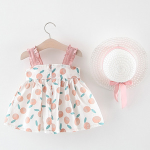 Ropa de Bebé, Vestidos de Princesa para Niñas, Decoración con Lazo, Tela de Chifón, Transpirable, Lavable, Unisex, Hermoso Vestido de Verano para Fiesta - Product Image 1