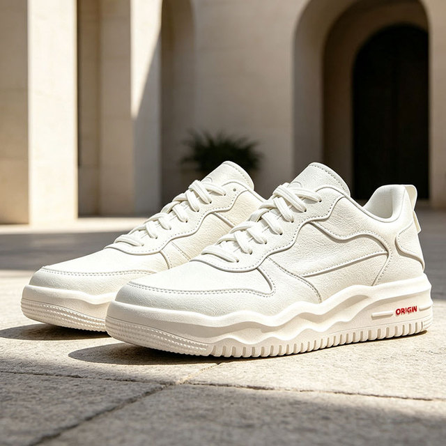 Wholesale Custom Premium Fashion White Sneakers Low-Top Custom Shoes Factory Full Grain Leather OEM Private Label Footwear
