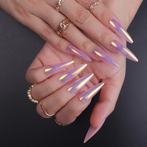 24 <span class=keywords><strong>Uñas</strong></span> <span class=keywords><strong>Postizas</strong></span> Largas Cuadradas con Logotipo Personalizado, <span class=keywords><strong>Uñas</strong></span> <span class=keywords><strong>Postizas</strong></span> <span class=keywords><strong>de</strong></span> Calidad Hechas a Mano al por Mayor - Product Image 5