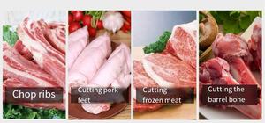 Sierra de hueso hidráulica, máquina de corte, Trotón de cerdo, Guillotina, Trotón de cerdo, carne de cordero, pescado congelado, máquina de corte de huesos - Product Image 5