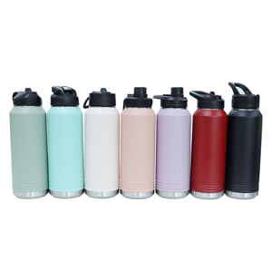 Bouteille d'eau isotherme Topnovo 2025 à double paroi sous vide 32oz pour le sport, avec différents couvercles, vente en gros, personnalisable - Product Image 6