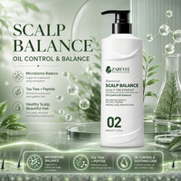 Crème réparatrice capillaire au cuivre et aux peptides, anti-chute, favorisant la pousse des cheveux, texture lisse, équilibre du cuir chevelu, à l'huile d'arbre à thé, 500ml, soin professionnel