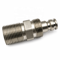 Conector Rápido de Titanio Gr5 Ti-6Al-4V, Mecanizado por CNC, Alta Resistencia, para Sistemas Hidráulicos, Directo de Fábrica, Personalizado OEM