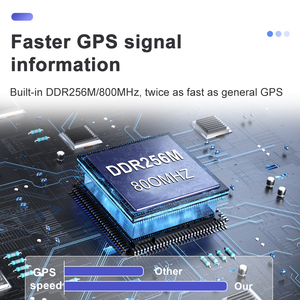 Podofo 7'' GPS Car Sat <strong>Navigation</strong> Navigator With Free Maps Touch Screen 8GB ROM Support BT Music FM Radio AUX MP3 MP4 - Product Image 4