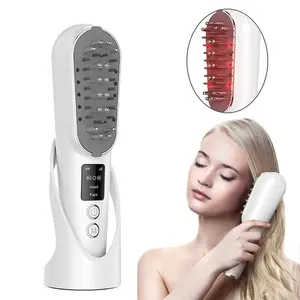 beliebtes design infrarot rot led-lichttherapie haarwachstumsprodukte für männer laserkamm für haarwachstum und kopfmassage