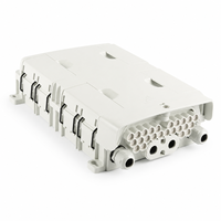 Boîtier de distribution de fibre optique FTTH 24 cœurs, boîte FAT, boîte optique intérieure/extérieure FTTX IP65 pour réseaux 4G WiFi