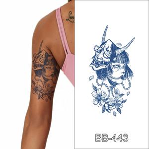 Etiqueta engomada temporal impermeable del <span class=keywords><strong>tatuaje</strong></span> del diseño <span class=keywords><strong>de</strong></span> la flor del animal para las mujeres y los hombres <span class=keywords><strong>tatuaje</strong></span> falso <span class=keywords><strong>de</strong></span> la <span class=keywords><strong>manga</strong></span> del medio brazo - Product Image 1