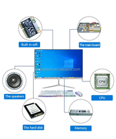 Intel Core I5 I7 I9 Straight Screen Desktop Monoblock Pc All-in-one Barebone All in One Computers