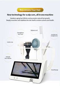 Analizador de Cuero Cabelludo Portátil Multifuncional 5 en 1 de ABS, Máquina para el Cuidado Profundo del Cuero Cabelludo y el Crecimiento del Cabello - Product Image 4