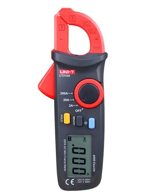 measure voltage Temperature current with home appliance installation and electrician for mini Digital Clamp Meters UT210A/B/C/E