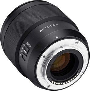 Lente Teleobjetivo Compacto Samyang AF 75mm F1.8 con Enfoque Automático para Fujifilm X APS-C, Resistente a la Intemperie, Silencioso, STM, Aleación de Aluminio - Product Image 5