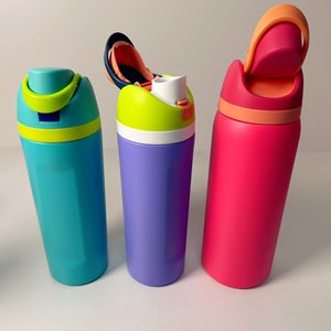 Bình nước thể thao OWAL không chứa BPA, dung tích 24oz, 32oz, 19oz, làm bằng thép không gỉ cách nhiệt, kèm ống hút, dùng cho thể thao và du lịch - Product Image 2