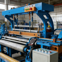 Machine à tisser industrielle à changement de navette automatique, largeur disponible de 135 cm à 180 cm