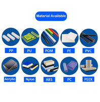 Service de tournage et fraisage CNC sur mesure de précision pour blocs de gabarit en plastique UHMW PE, Nylon, POM, ABS, Delrin, usinage CNC personnalisé
