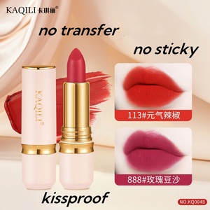 Kissproof Private Label Longue Durée Antiadhésif Coupe Velours Mat <span class=keywords><strong>Rouge</strong></span> à Lèvres Lisse Soyeux Brumeux Imperméable Maquillage <span class=keywords><strong>Rouge</strong></span> à Lèvres - Product Image 5