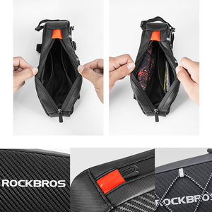 <span class=keywords><strong>ROCKBROS</strong></span>-bolsas para <span class=keywords><strong>bicicleta</strong></span> ultraligeras de gran capacidad, repelente al agua, reflectante, para marco frontal y superior - Product Image 5