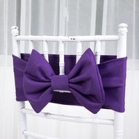 Nouvelles Écharpes de Chaise en Polyester Multicolores Modernes pour Mariage – Bandes Décoratives de Haute Qualité pour Banquets et Cérémonies
