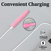 Brosse de nettoyage de toilette électrique rechargeable par USB, bol en matériau PP avec poils en silicone, utilisation quotidienne facile