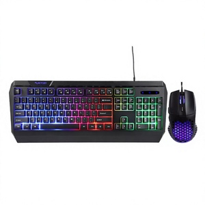 2 in 1 <b>Mouse</b> and Keyboard Gaming Combo RGB12 PCS Multimedia Keys 3600DPI Ergonomic Design Suitable for Office and Gamer User - Product Image 1