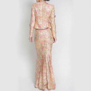 Chemise musulmane pour enfants, vêtements 2 pièces mode en <span class=keywords><strong>Baju</strong></span> <span class=keywords><strong>Kurung</strong></span>, modèles islamiques indonésiens, Burqa, lyingu, collection 2019 - Product Image 3