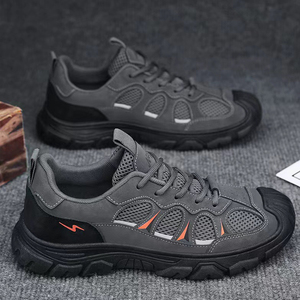 Zapatos Deportivos de Alta Calidad <span class=keywords><strong>para</strong></span> <span class=keywords><strong>Hombre</strong></span>, Transpirables, de Malla, Duraderos, Antideslizantes, con Suela Gruesa y Diseño de Cordones, <span class=keywords><strong>para</strong></span> Actividades Deportivas de Verano-Otoño - Product Image 1