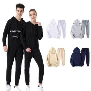 Custom Sports Wear Joggers Printing Casual Unisex Sweatsuit Clothes Set Tracksuits Hoodie and Sweatpants Jogging Suit - Product Image 1