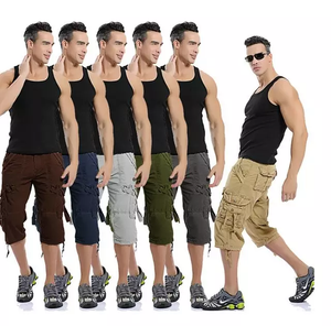 Custom Cotton <b>Cargo</b> <b>Shorts</b> <b>Men's</b> Casual <b>Short</b> - Product Image 2