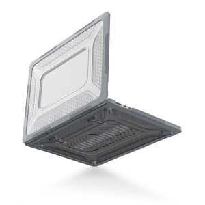 Funda Rígida Antigolpes para <span class=keywords><strong>Apple</strong></span> <span class=keywords><strong>Macbook</strong></span> Air 15.3/<span class=keywords><strong>Pro</strong></span> <span class=keywords><strong>16</strong></span> 2021/23, Carcasa Transparente con Disipación de Calor y Diseño con Soporte - Product Image 6