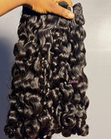 Stock local US – Cheveux humains 100 % naturels, bouclés style Caribéen Pixie, boucles crépues indiennes et birmanes, mèches de cheveux vietnamiennes pour femmes noires