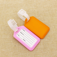 Étiquette de bagage en PVC et silicone personnalisable avec nom, cartes d'embarquement pour cadeaux promotionnels - Écologique, couleurs et logo personnalisés, taille sur mesure