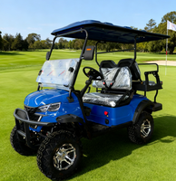 Voiturette de golf électrique 4 places certifiée CE avec moteur 4kw Nouvelle tendance Voiture de tourisme 4 roues