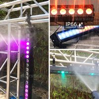 Barra de Luces LED para DJ, Impermeable IP66, 18x20W, Profesional para Exteriores, Efecto de Destello para Conciertos, Iluminación de Escenario
