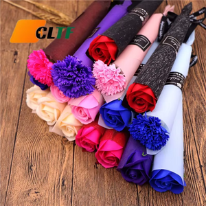 Vente en gros bon marché coffret cadeau de fleurs cadeau de fête des mères savon rose fleur mariage cadeau créatif cadeau de saint valentin - Product Image 1