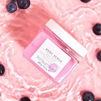 Extrait de fruit de baie d'açai biologique Gommage exfoliant corporel naturel en gros Gommage corporel au sucre personnalisé pour le corps Acai Scrub