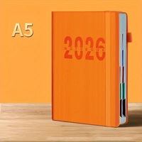 Cuaderno Promocional Multifuncional SHANQI Personalizado 2026 A5, con Cubierta de Cuero PU con Logotipo Grabado, 400 Páginas, Papel Dolly de 80g, con Fecha
