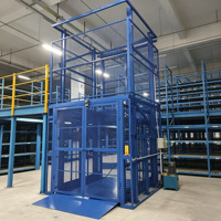 Plateforme élévatrice verticale hydraulique stationnaire robuste pour charges lourdes en usine