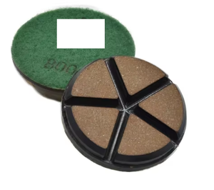 Haute durabilité 100mm diamant tampons de meulage personnalisables OEM abrasif béton pierre sol <span class=keywords><strong>entretien</strong></span> 6mm meuleuse OBM Support - Product Image 1