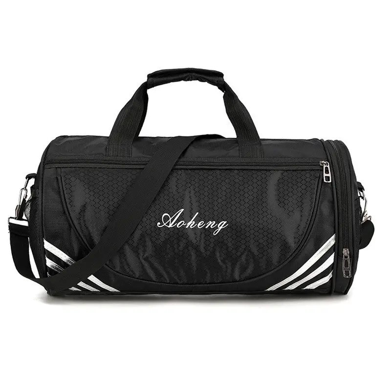 Toptan moda özel Logo açık seyahat su geçirmez tek omuz spor çantası
