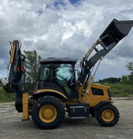 Chargeuse-pelleteuse avec chargeur frontal, excavatrice, chargeuse compacte